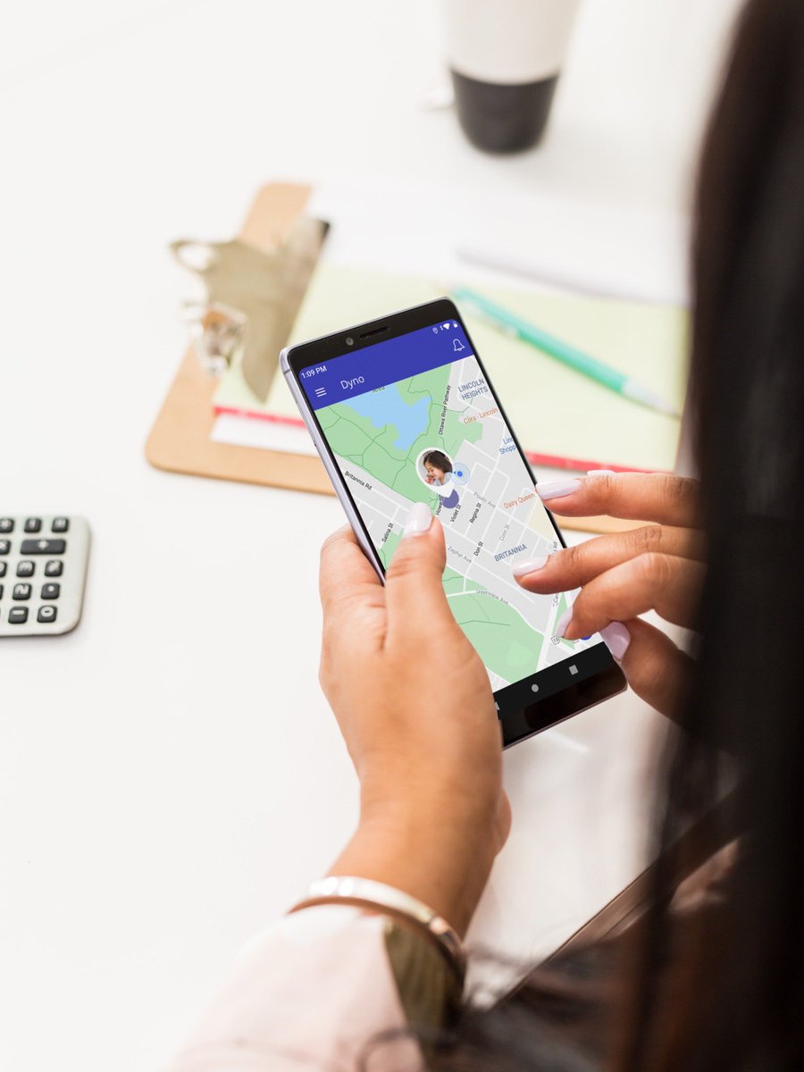 With the #DynoWatch companion app, you'll always be able to make sure your child is within arm's reach.
