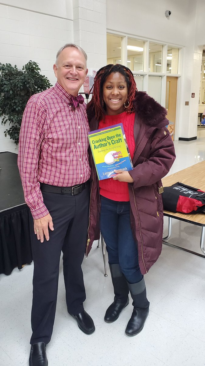 TechiePittman's tweet image. Got an early Birthday Gift! Thank you 
@lester_laminack ! @Gifted_HCS
#HCSExpectExceptionalLearning