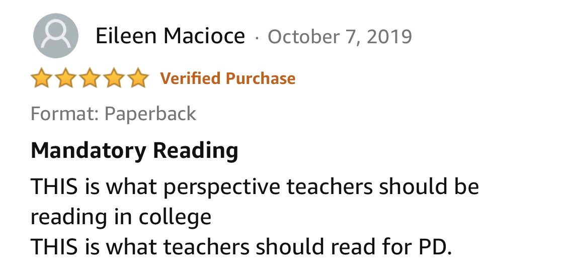 TechieTeachOtt's tweet image. It is humbling to see this kind of response to what we have written and shared with the world. Thank you to all who have shared your thoughts with us as you read the #TeachBetter book!

amazon.com/Teach-Better-C… 

#dbcincbooks #tlap