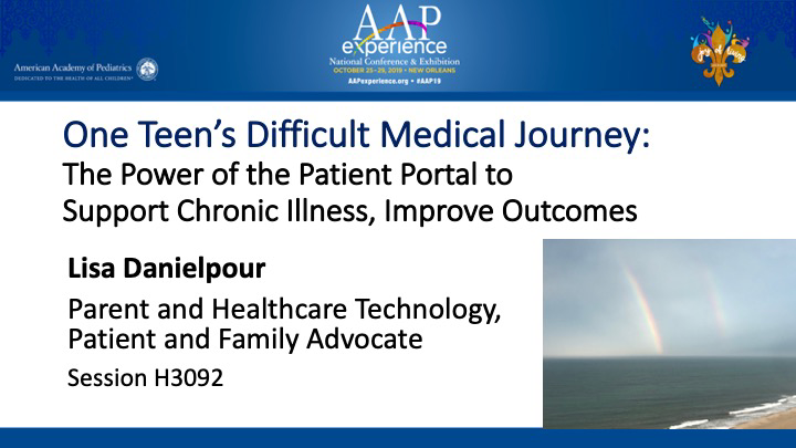 LisaDani's tweet photo. So inspiring to present at @AmerAcadPeds National Conference for the Council on Clinical IT w dedicated physician leaders @kiddrsue, Dr. Steve Allen, @drludesouza @cincymed. Touched by #COCIT members' dedication to kids health & improving outcomes thru #healthtech. #AAP19 #hcldr https://t.co/mZp9SgSTGH