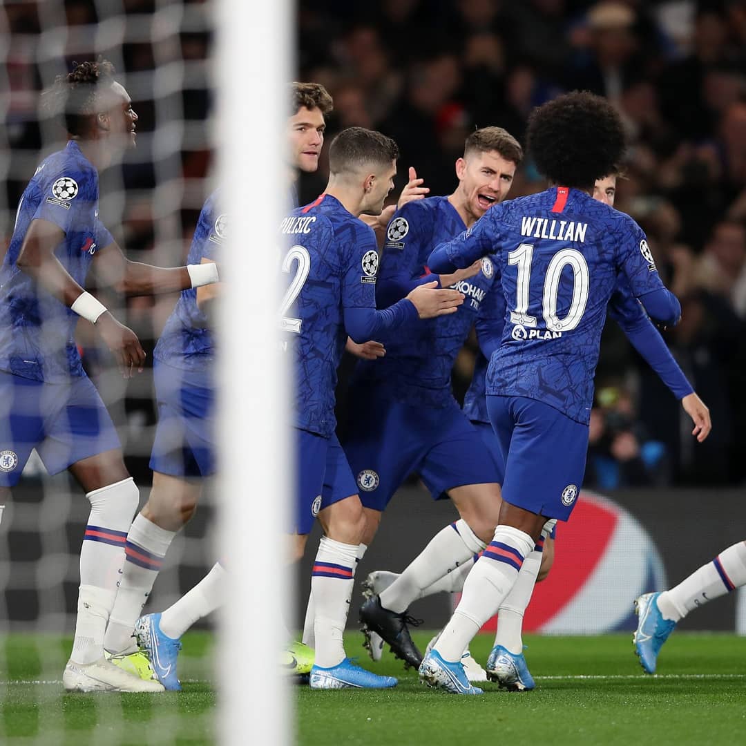We never give up. We are @ChelseaFC! 💪🏿💙#comeonchelsea #uefachampionsleague #nevergiveup #CFC #W10 #wearechelsea