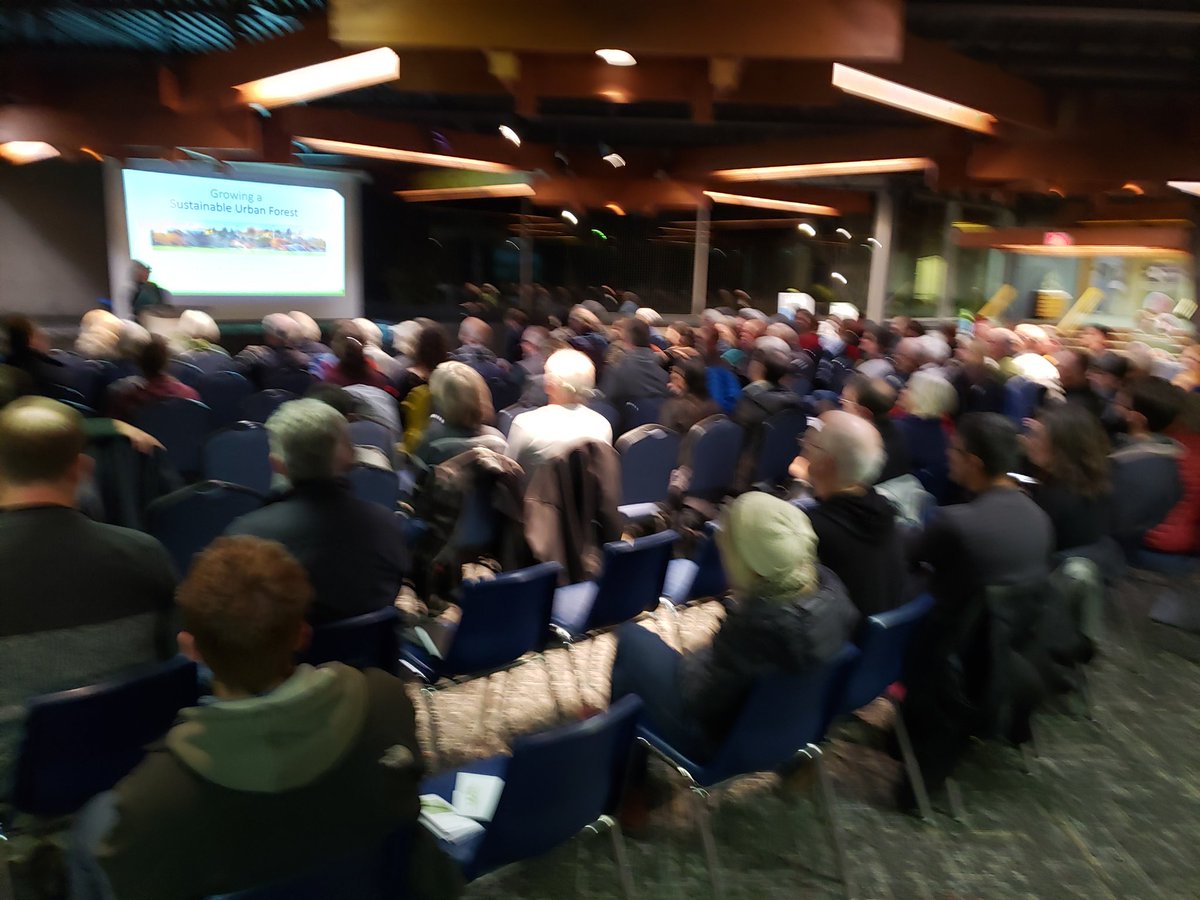 ward5leanne's tweet photo. It's no surprise that Guelphites ❤ their trees. Packed house at Urban Forest talk. #protectrees #planttrees #itsaGuelphthing https://t.co/6FSNtVxpBb