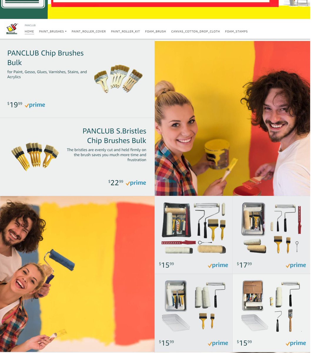 Panclub chip paint brushes Panclub chip paint brushes