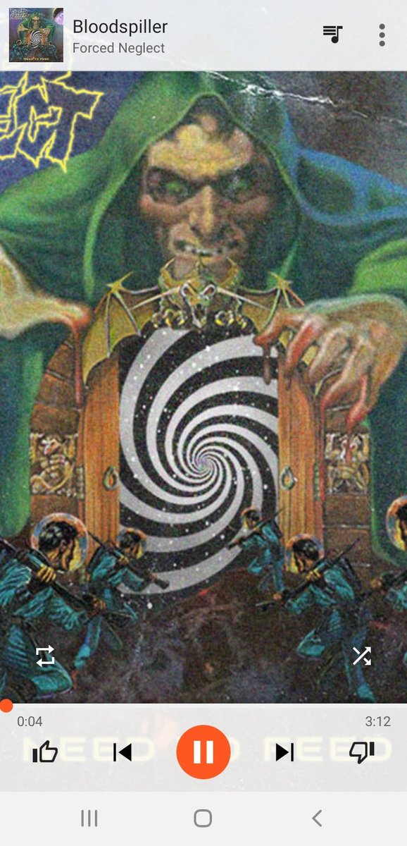 rickdude411s's tweet image. #jammin' to FORCED NEGLECT - Bloodspiller 🎶 Need to Feed EP @forcedneglect #NowPlaying crossover hardcore #metal