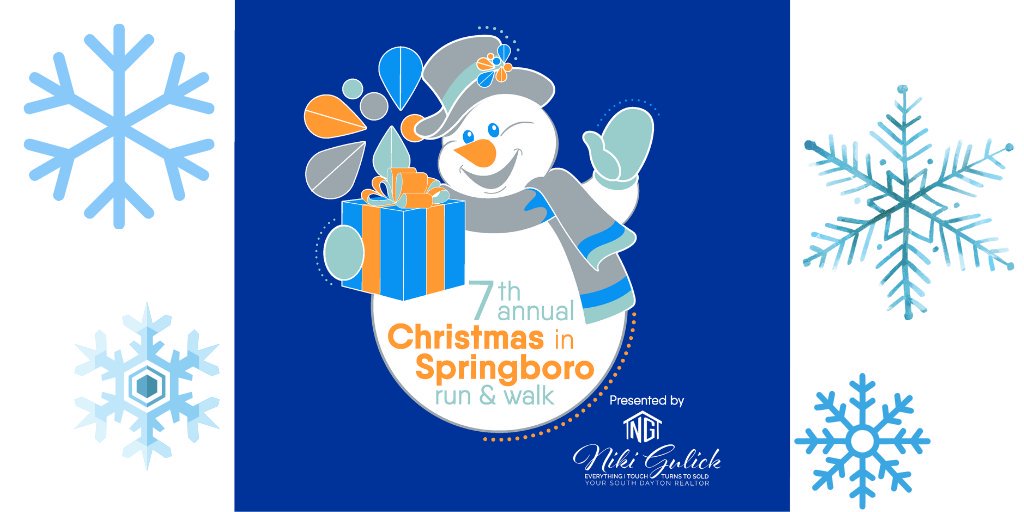 CSpringboro's tweet photo. Don’t miss out on our awesome Frosty Holiday’s 5k shirt for our 7th Annual 5k Fun Walk/Run. Only 5 DAYS LEFT to register to be GUARANTEED a race day shirt!!

Register TODAY: https://t.co/FK4tuYxK88
#christmasinspringboro #5krace https://t.co/GfmvRF0caN
