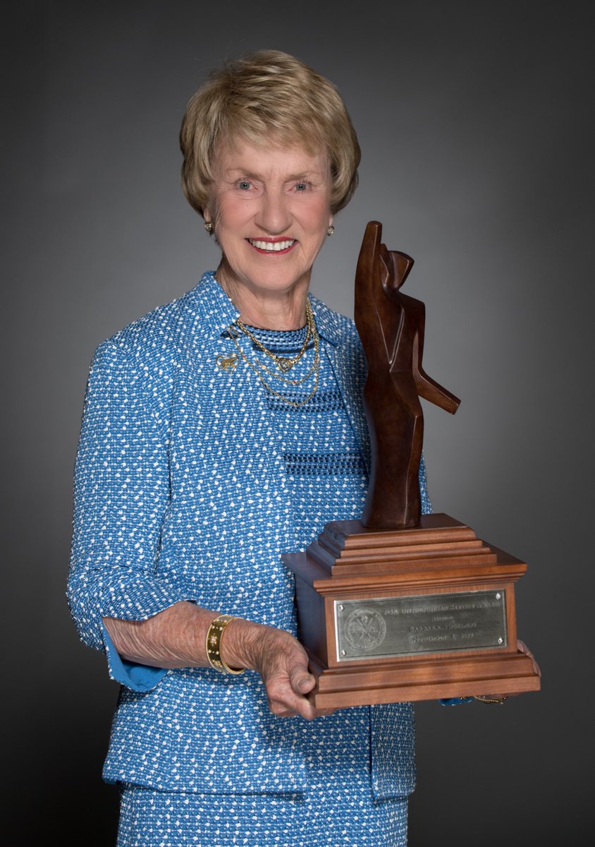 jacknicklaus's tweet photo. Want to join many in congratulating my wife Barbara on @PGA’s Distinguished Service Award! Delighted she was celebrated tonight for a life truly dedicated to helping others. Barbara is the most selfless, giving, caring person I know!
She is &amp; always will be my First Lady of Golf! https://t.co/7Tf2GB4PMH
