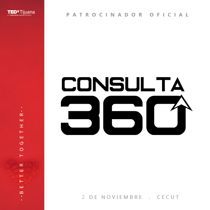 TEDxTijuana's tweet image. Mil gracias Consulta 360 por haber hecho de #TEDxTijuana una experiencia inolvidable. We are #BetterTogether ❌❤️