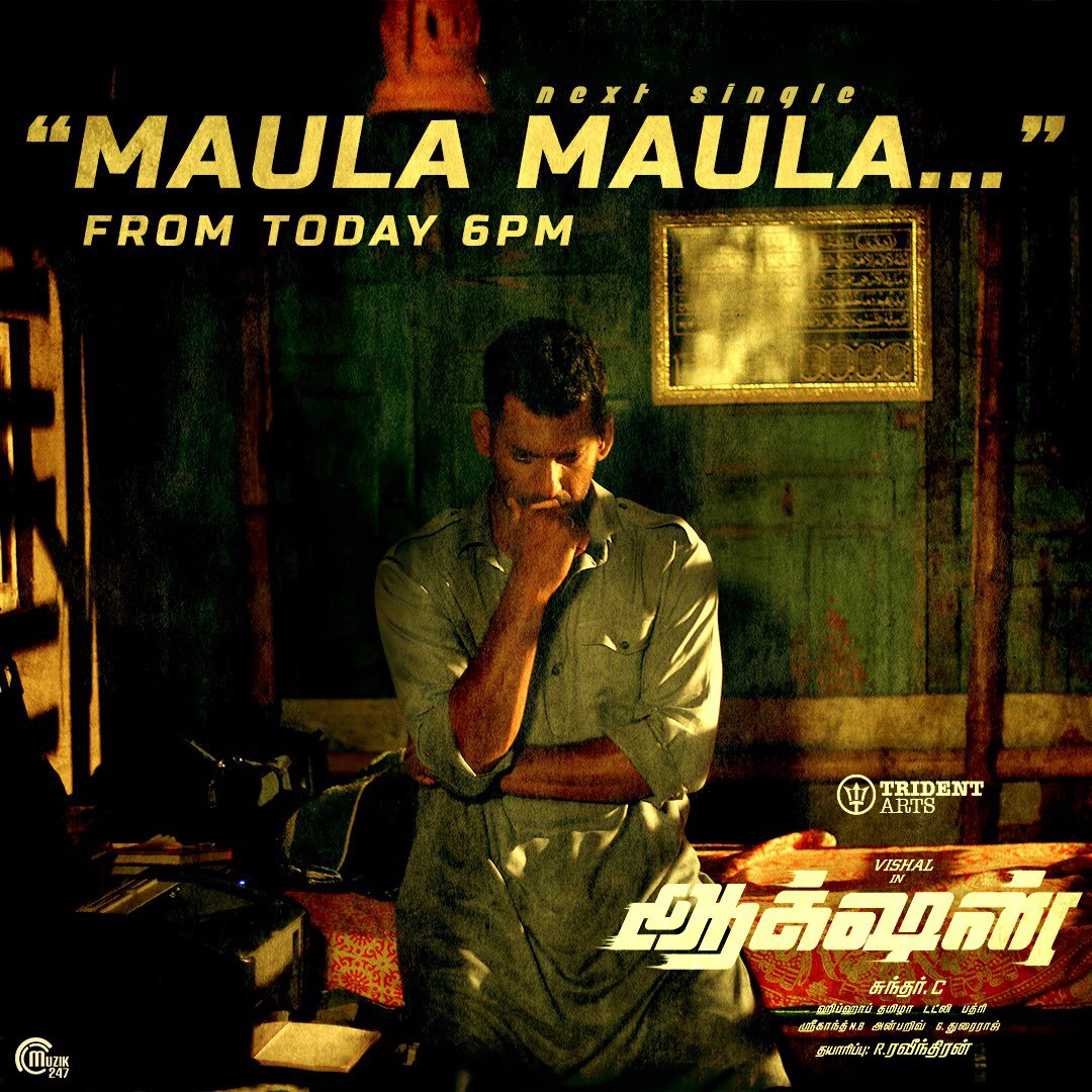 Next Single From #Action #MaulaMaula A Mesmerizing Number, will be released at 6:00 PM today #ActionIn9Days #ActionFromNov15th