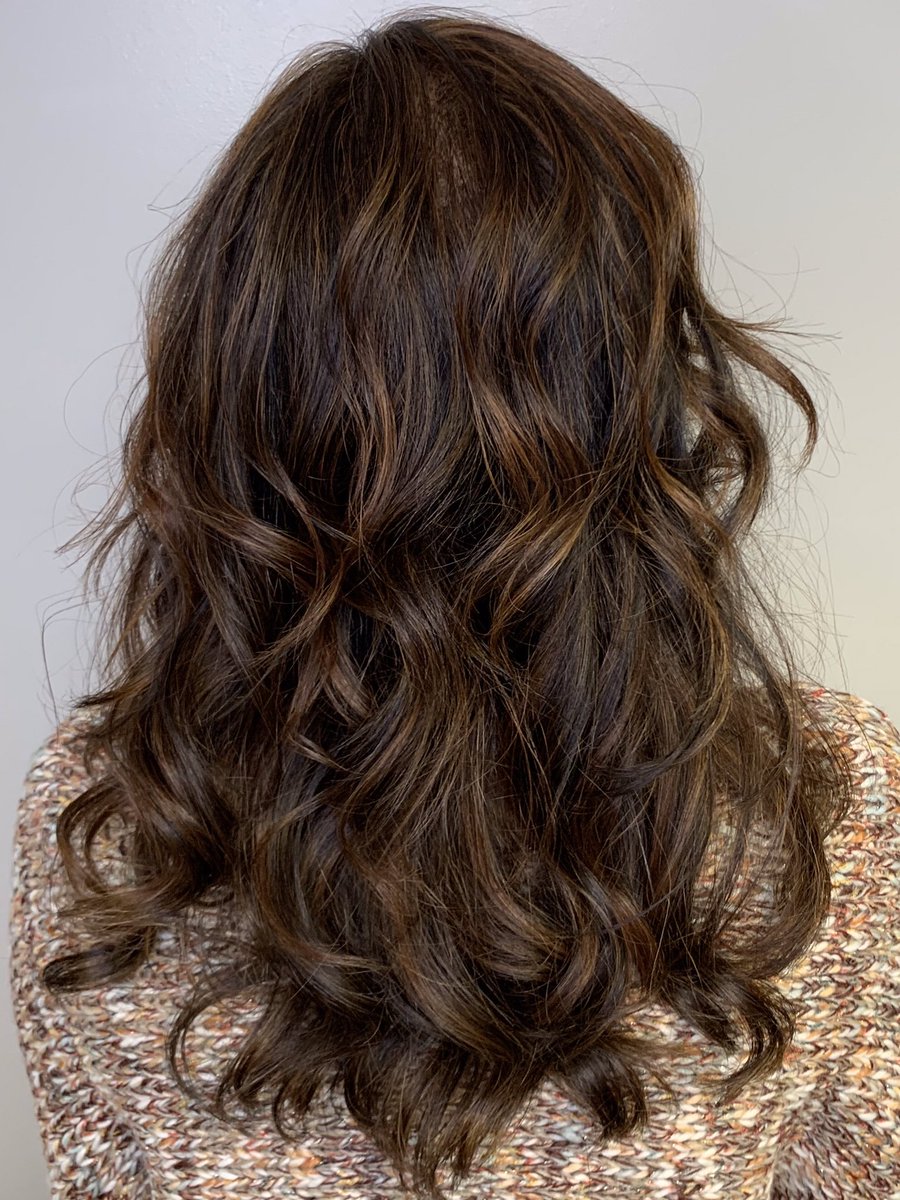 Getting my Fall vibe on with copper highlights. Shout out to Serenity Studio in Middletown