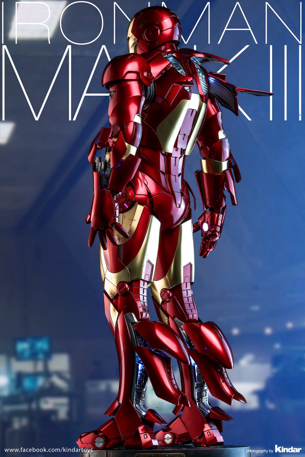 アイアンマン マーク3 フィギュア 31cm HOT TOYS MARKⅢ Hot Toys Iron Man Mark III (Red and Chrome) Sixth Scale