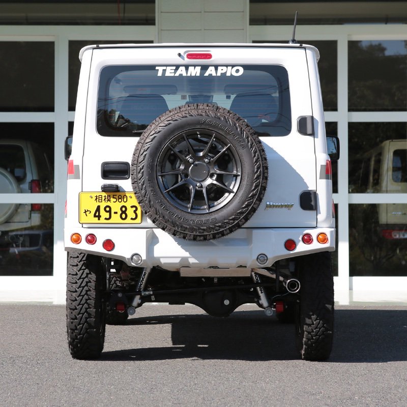 ジムニーJB64用タクティカルフロントバンパー＆リアバンパーテスト