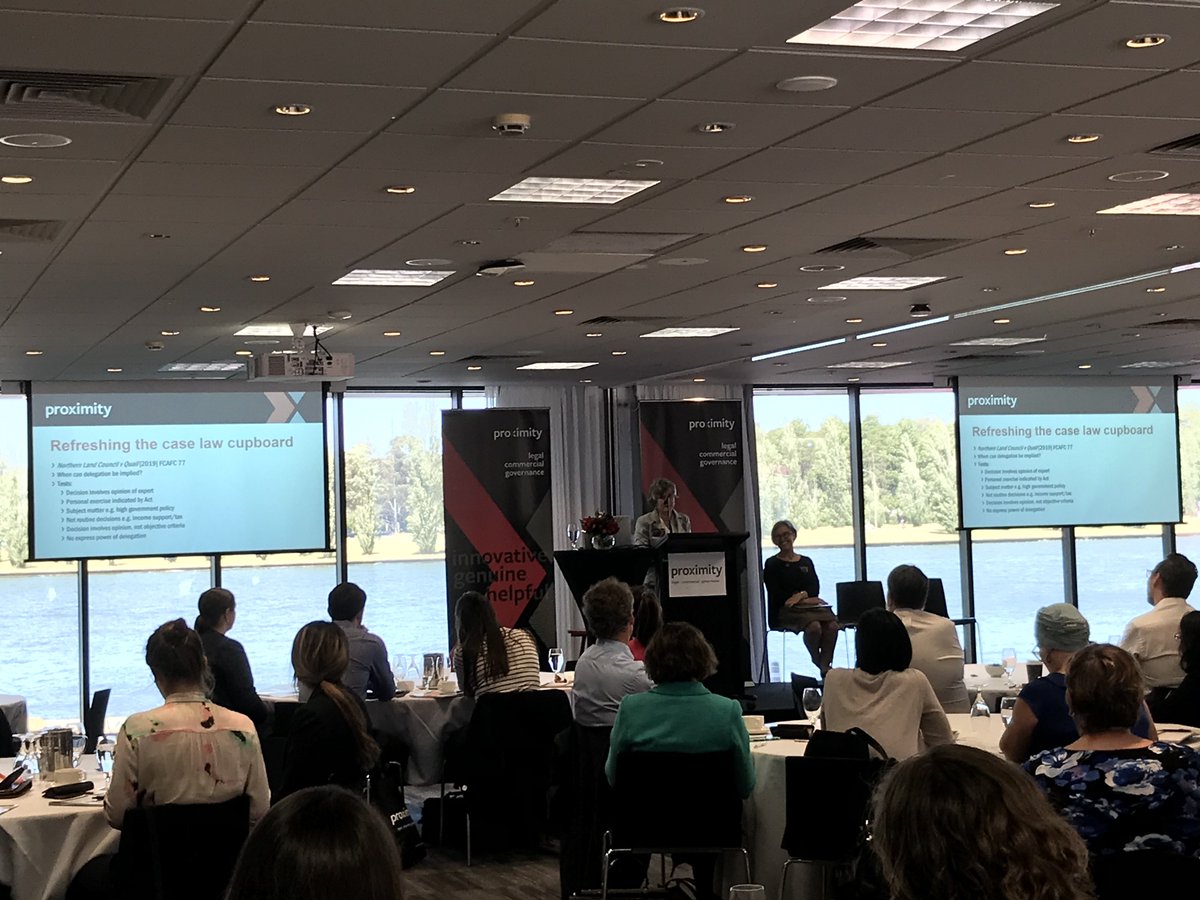 “The first thing you need to ask is who has the #authority to make the decision?” - Emeritus Professor Robin Creyke AO #delegations #governmentlawyers #administrativelaw #CPD