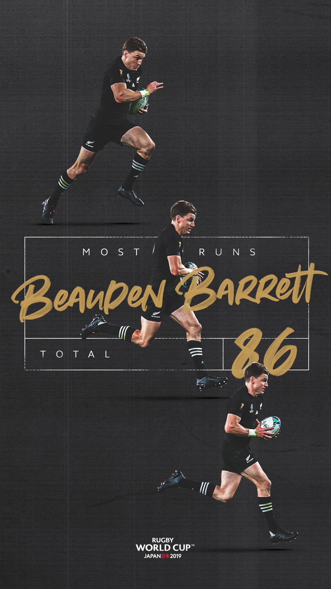 ラグビーワールドカップ Wallpaperwednesday Part 3 Rwc19 最多ラン Allblacks のボーデン バレット スマホの待ち受けにどうぞ T Co Izubnusfqv