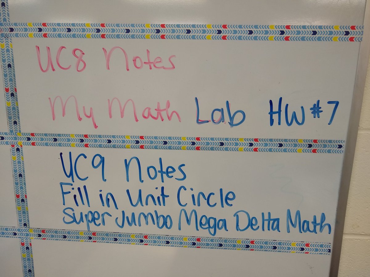 mathequalslove's tweet image. Deriving the unit circle in Pre-Calc today. #mtbos #iteachmath #teach180 #precalchat #precalcchat