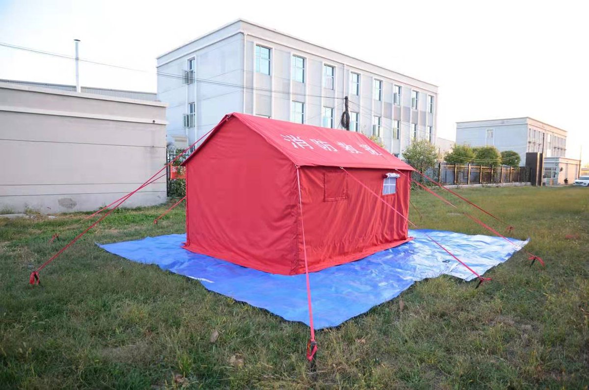 ZhangRobin4's tweet photo. High-quality military emergency relief shelter, factory direct supply, price affordable, size color LOGO can be customized #militarytent #emergencytent #relieftent #shelter https://t.co/zEaN4n1A0k