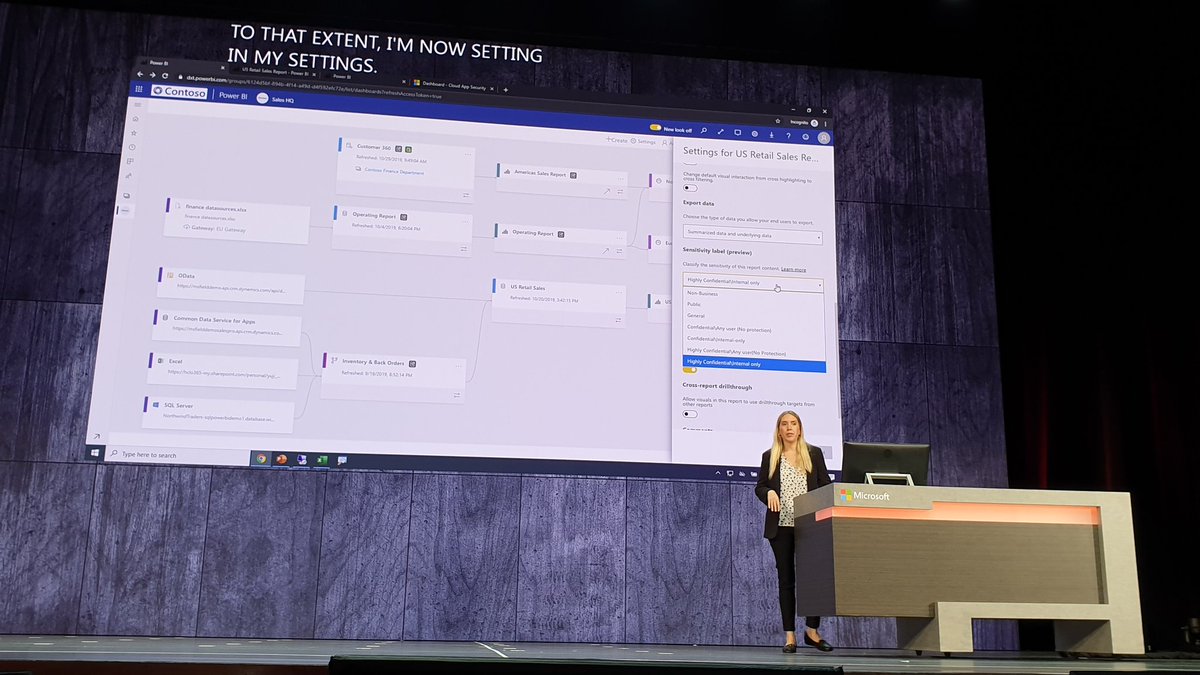 #Microsoft #PowerBI team in action. Strategy, vision and roadmap update. #msignite 2019