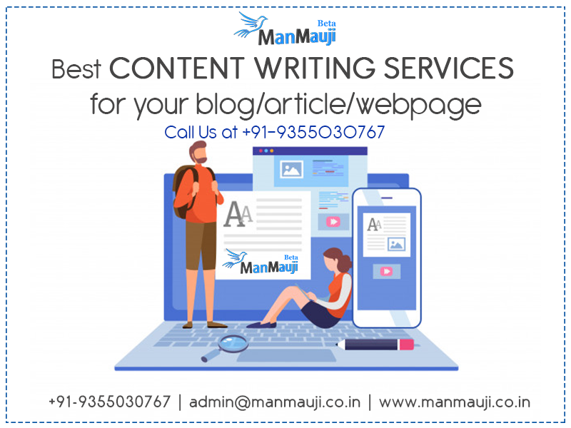 Best Content writing service...
Book a service at +91-9355030767 & get more info @ bit.ly/2DDM21D.
#ContentWriting #WritingServices #SEOContentWriting #BlogWriting #ArticleWriting in #English #Hindi #ManMauji