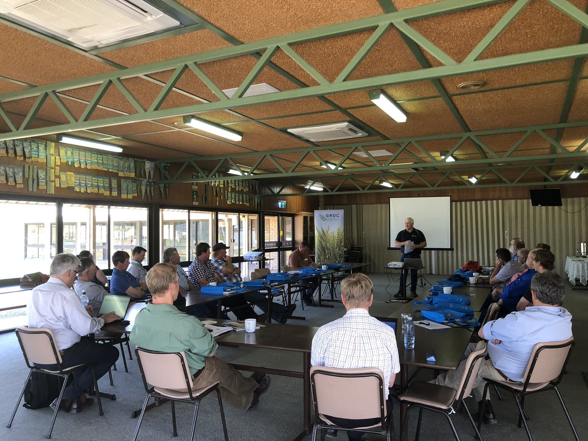 Great content at the <a href="/theGRDC/">GRDC</a> Dry Time Forums. Speakers addressed protecting soil surfaces, nutrition/ management of eroded paddocks, rebuilding stubble cover, herbicide residues, feed strategies for sheep, cash flow + more. Euston forum tomorrow rego at: bit.ly/2MC8RYk