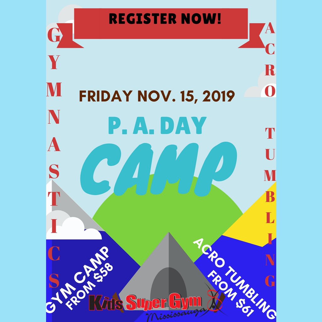KSG_Mississauga's tweet photo. Regis now for our NOV 15-PA Day Camps - Gymnastics or Acro Tumbling  #padaycamp #peeldistrictschoolboard #dufferinpeelcatholicdistrictschoolboard #haltondistrictschoolboard #tdsb #mississaugamoms #mississauga #oakvillemoms #oakville #gymnastics #acrotumbling #cheertumbling #acro https://t.co/hf1ER5iIDt