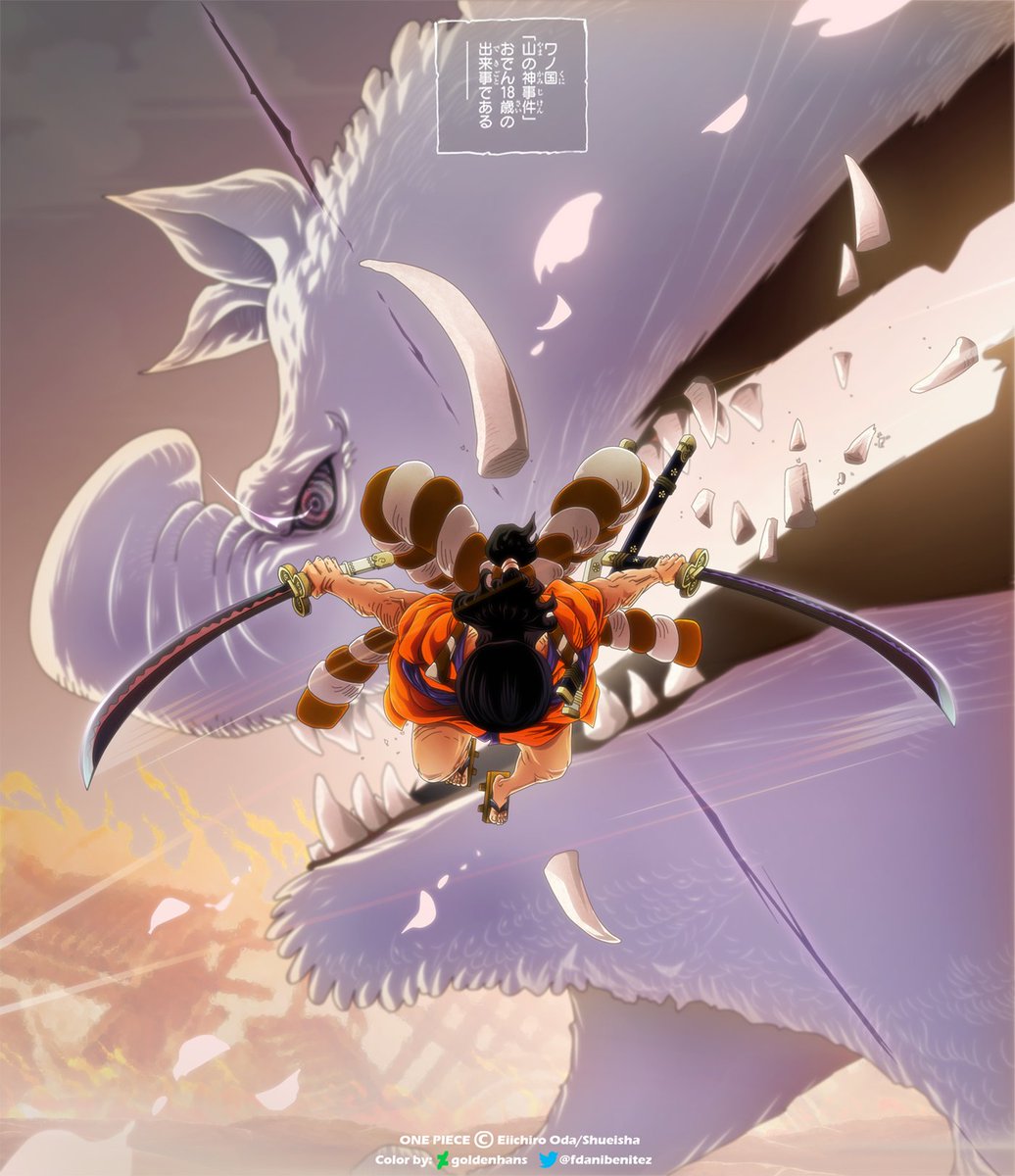 Goldenhans One Piece Cap 961 Kozuki Oden Tougen Shirataki No Se Ni Como Describirlo Pero La Personalidad De Oden Me Ha Ganado En Este Capitulo No Al