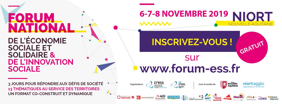 J'adopte un projet (@jadopteunprojet) on Twitter photo Top départ pour le #ForumESSIS avec <a href="/CRESS_NvlleAqui/">CRESS Nouvelle-Aquitaine</a> et <a href="/NiortAgglo/">Niort Agglo</a> ! L'après midi à #NiortTech sera consacrée à l' #entrepreneuriat dans l'#ESS avec <a href="/AtisInnovation/">ATIS</a> <a href="/franceactive/">France Active</a> <a href="/Label_Finansol/">FAIR - Label Finansol</a> <a href="/afipar/">Angel Fernandez Ipar</a> <a href="/ScopNouvelle_Aq/">Les Scop Nouvelle Aquitaine</a> les CAE et bien d'autres
A tout à l'heure 😊 Top départ pour le #ForumESSIS avec <a href="/CRESS_NvlleAqui/">CRESS Nouvelle-Aquitaine</a> et <a href="/NiortAgglo/">Niort Agglo</a> ! L'après midi à #NiortTech sera consacrée à l' #entrepreneuriat dans l'#ESS avec <a href="/AtisInnovation/">ATIS</a> <a href="/franceactive/">France Active</a> <a href="/Label_Finansol/">FAIR - Label Finansol</a> <a href="/afipar/">Angel Fernandez Ipar</a> <a href="/ScopNouvelle_Aq/">Les Scop Nouvelle Aquitaine</a> les CAE et bien d'autres
A tout à l'heure 😊