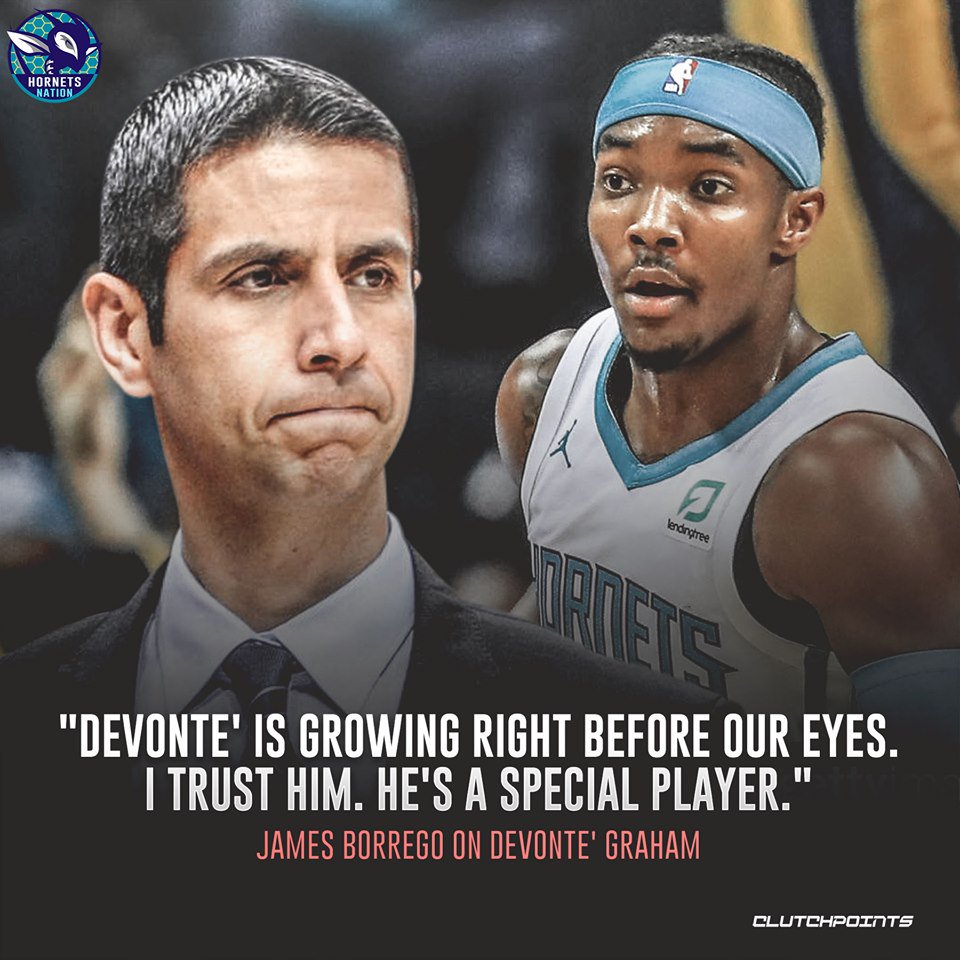 We couldn’t agree with you more, James Borrego. 🤜🤛

#Hornets30 #Hornets