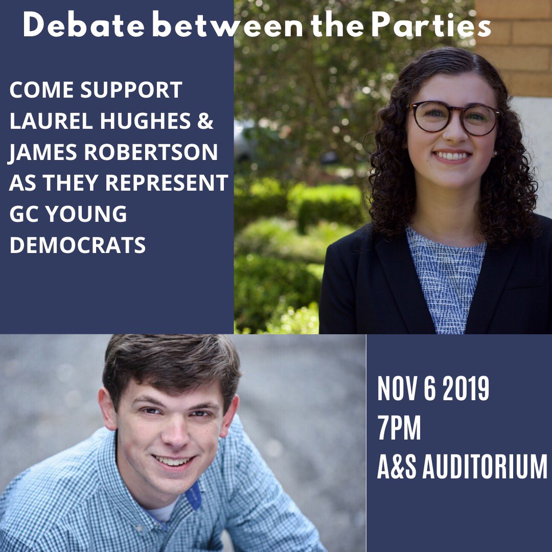YoungDemsGCSU's tweet photo. Make sure to come out and support GC young democrats!!!!!! https://t.co/3ty6en60Oc