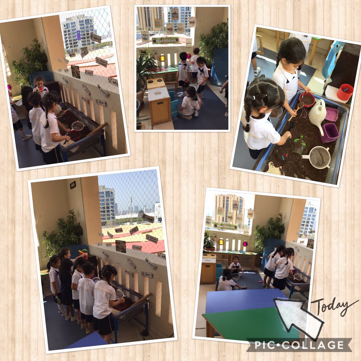 ReptonADYr1's tweet photo. Mangrove class loved being back in our wonderful #STEAM garden! Playing in the mud kitchen, building using kinesthetic sand and creating in the construction area! #RADScience #Year1 https://t.co/KhEpjGxJUR