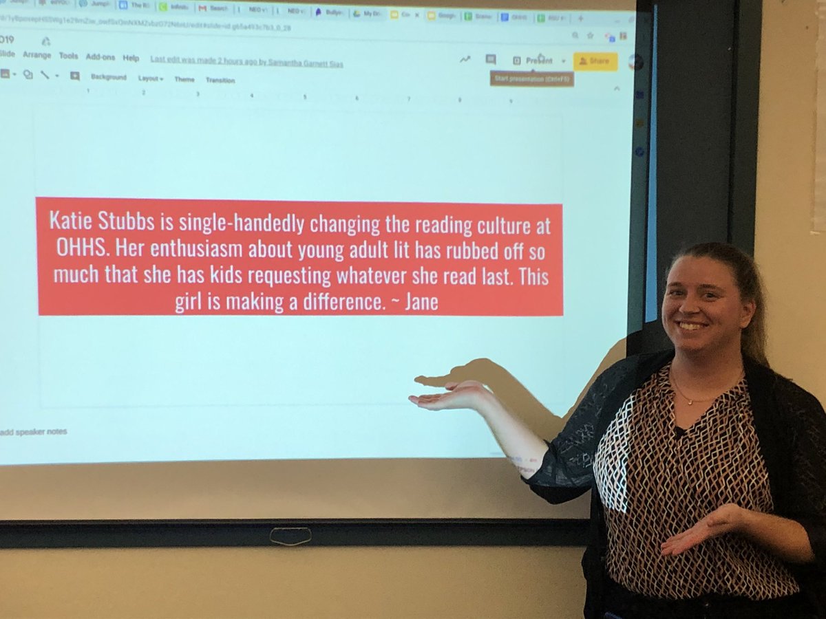 Katie Stubbs making an impact with our young adult readers!