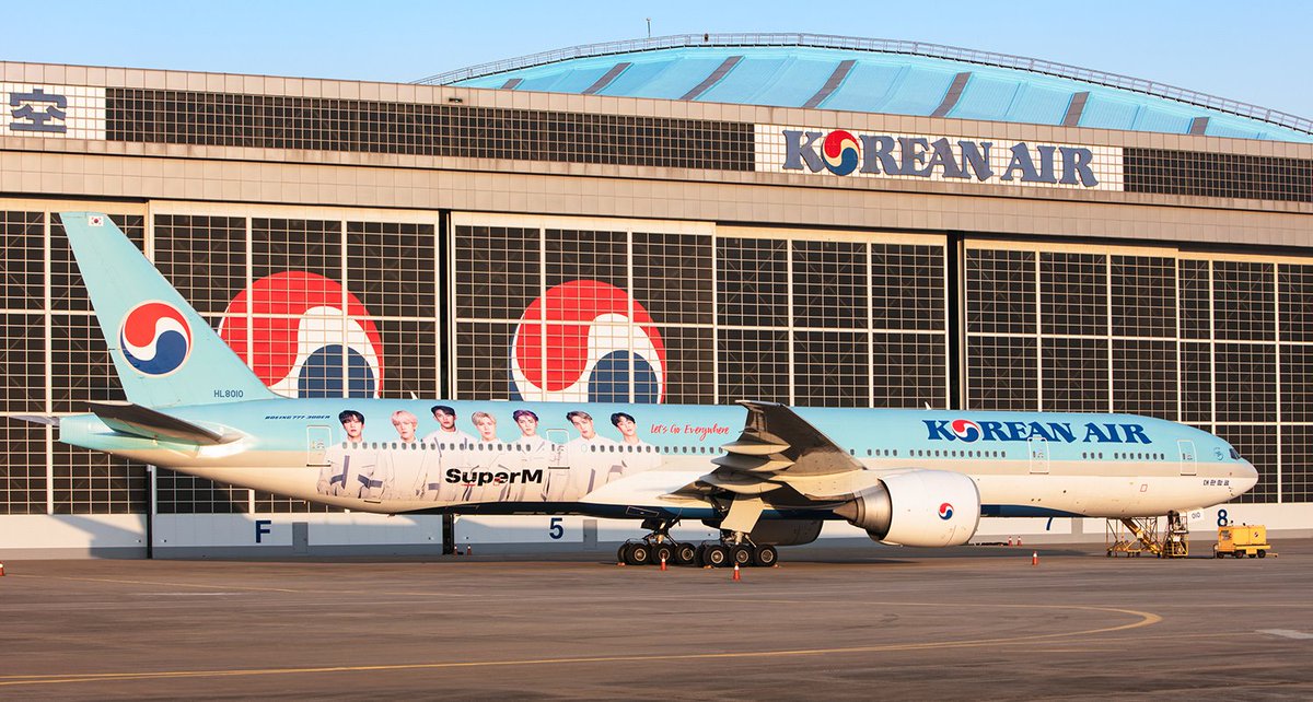 We have been appointed as the global ambassadors of Korean Air!✈️
Stay tuned for our project song ’Let’s go everywhere’ in our Korean Air x SuperM Safety Video, being released on Nov. 18!

#KoreanAir @KoreanAir #SuperM @superm #WeAreTheFuture #SuperMTheFuture #LetsGoEverywhere