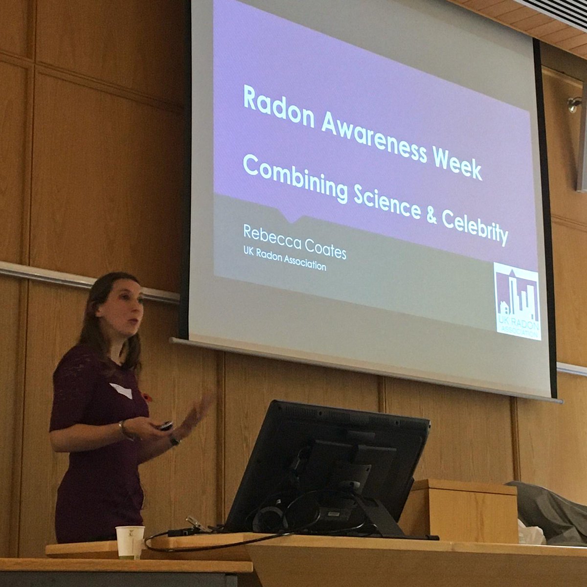 Our press officer Rebecca is presenting on #RadonAwarenessWeek at @PHE_uk's Radon Forum this morning.
#radon #radonaware