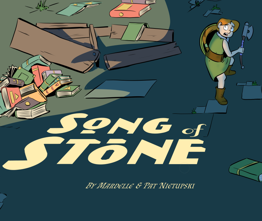 PatNietupski's tweet photo. Song of Stone started last month!  Get caught up before the next page drop hits [electronic] shelves next month!

https://t.co/V27U4SUiT8

#comics #indiecomics #webcomics #readcomics #comicsareforeveryone #readtogether #LibraryComics #libraries #adventurecomics #SmallComics https://t.co/ZPMsrKBztv