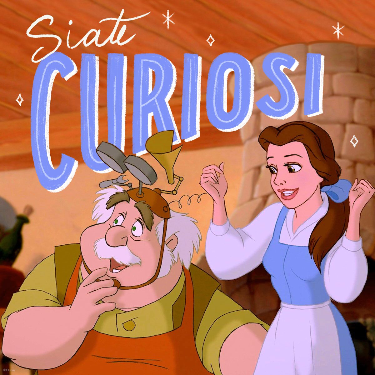 DisneyIT's tweet photo. Ci vuole qualcuno di speciale per stimolare la curiositΓ ! π #DisneyPrincessIT https://t.co/qlUWUmUXe1