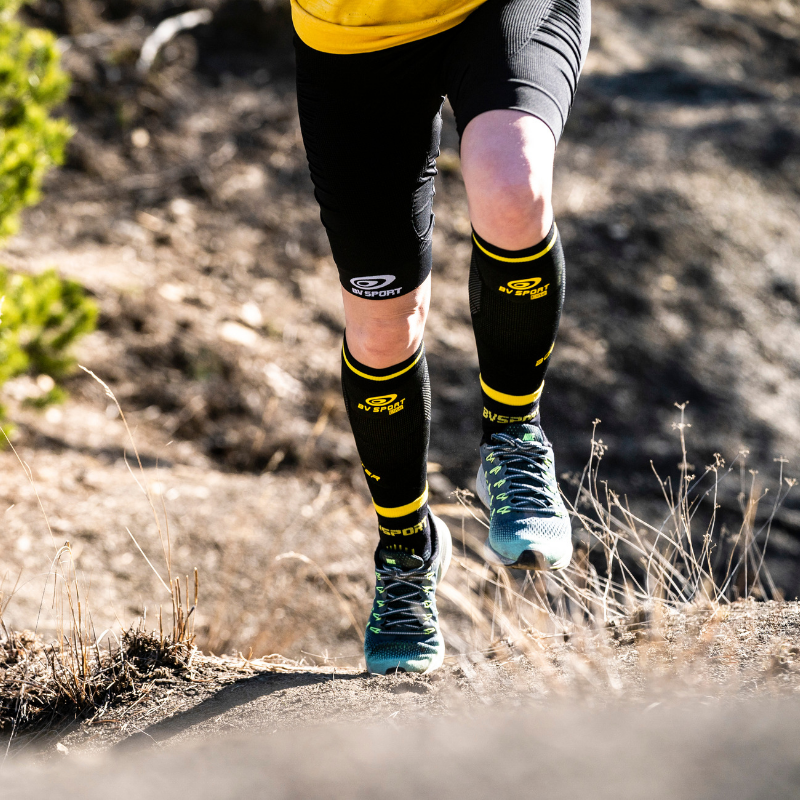 Composé d'une structure de mailles uniques et brevetées, le cuissard CSX  vous apporte un maintien musculaire et un confort de course inégalables ! 
A retrouver sur bvsport.com