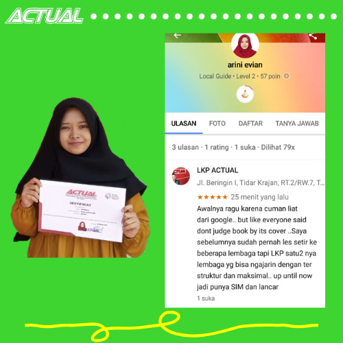 lkpactual's tweet photo. meskipun hanya punya waktu seminggu sekali untuk latihan, kakak satu ini tetap semangat dan akhirnya bisa mengemudikan mobil

#kursusmengemudi #kursusmengemudimagelang #magelang #exploremagelang #magelanghits #eventmagelang #kursusmengemudijogja  #lkpactual https://t.co/A2YPoTVtE1