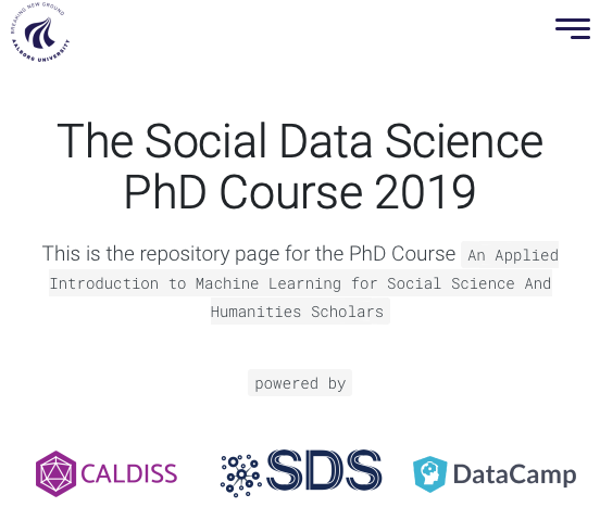 RJurowetzki's tweet photo. Thrilled to organize and teach the 2019 #DataScience PhD Course shortly together with 
@Daniel_S_Hain @RolfLLund and others organized at @caldissAAU #businessaau #dkbiz #aalborguniversity https://t.co/QGiYEQ1Bz6 https://t.co/ofsape7BwJ