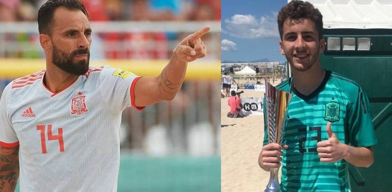Victoria con sabor andaluz 👉 La @SeFutbol de fútbol playa vence en el début de la Copa Intercontinental en Dubai. Los andaluces Javi Torres y <a href="/JuanmiMateo1/">Juanmi Mateo Massó</a> fueron dos de los protagonistas

bit.ly/36J1p5R