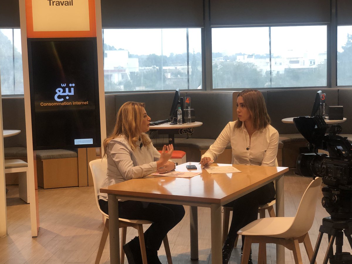InesBrahim's tweet image. Suite de Au micro avec @bgmSenda pout parler du parcours soft skills @rhorange @Marwabek_tn