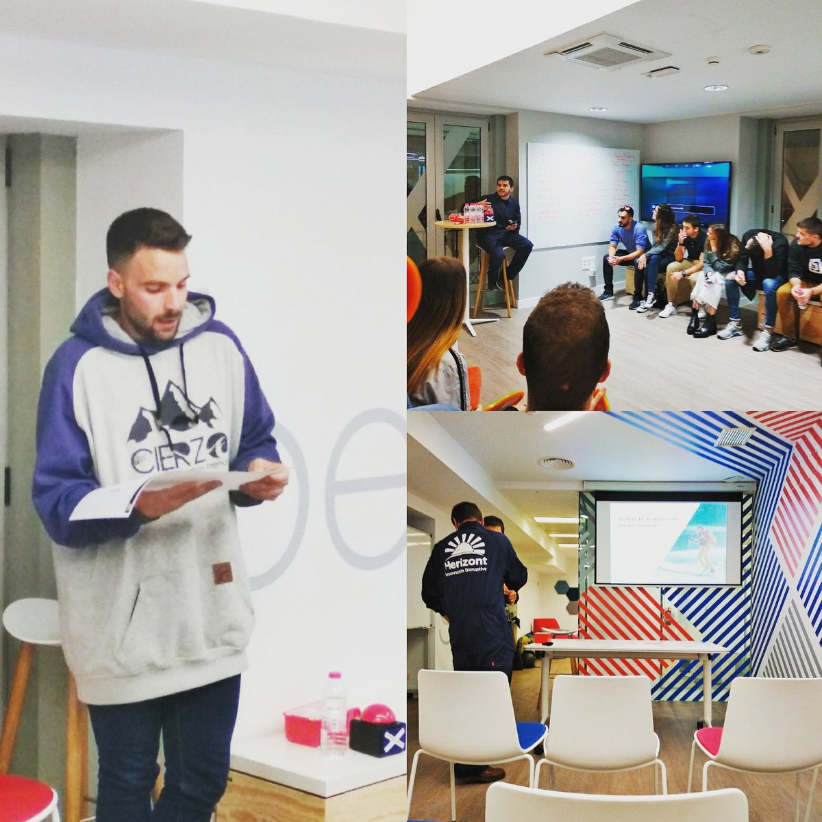 PopUpEngC's tweet photo. Thanks a lot @Herizont y @GrupoAramon por una tarde llena de creative thinking,coffee y muy buen rollo😜🤟
#popupenglish #learningenglishiscool #zaragoza #WhatsYourChallenge #EfectoCarolina https://t.co/l6rXJwLQs1