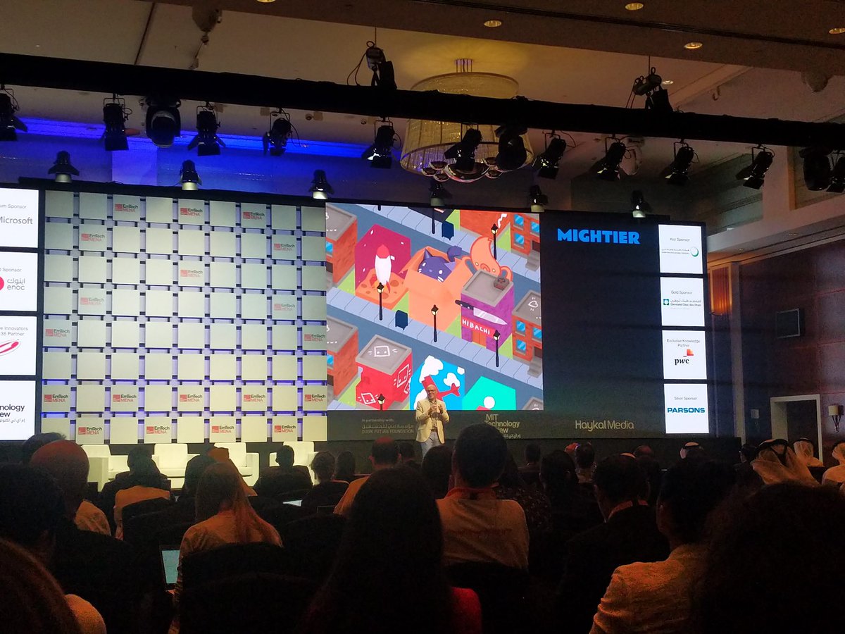 It was an honor to get to present how video games can improve enotion regulation in Dubai at #EmTechMENA