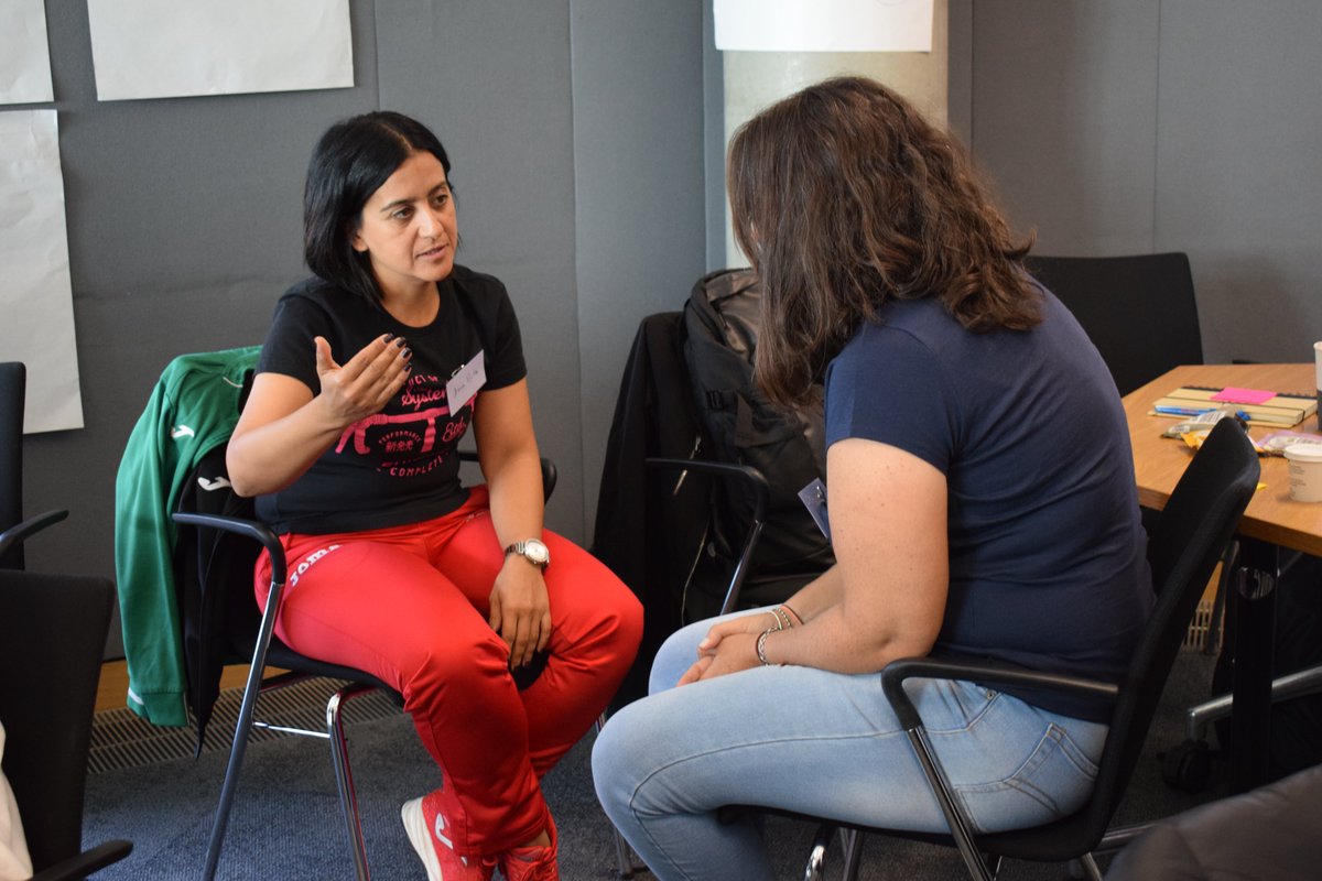 Day 3 of #WSLAHPC2019 and our coaches are developing their skills to manage conflict and have difficult conversations #resilience