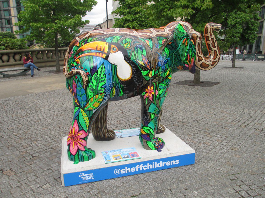 SheffChildrens's tweet photo. We're so excited about the @bearsofsheff! What was your favourite memory from the @HerdofSheffield? Tweet us your ele pictures! 🐘#BearsofSheffield https://t.co/YPTzNm7074