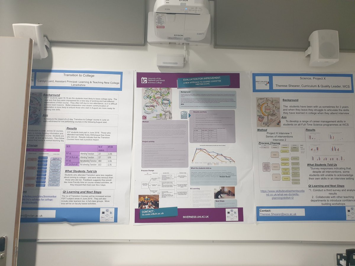 Our Quality Improvement stall is in the main hall! Come say hello to the staff involved in the project! <a href="/ColDevNet/">CDN</a> #studentexperience