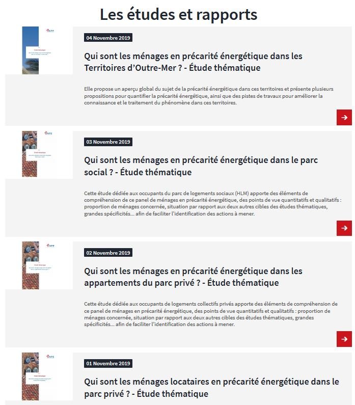 📚Publication en ligne des rapports de l'ONPE sur les ménages en précarité énergétique dans le parc privé, parc social et les territoires d'Outre-Mer. onpe.org/documents/rapp…