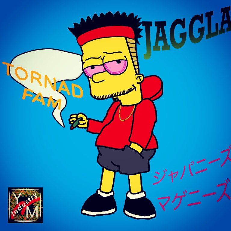 JAGGLA✖️BART SIMPSON #ymindustry #art #design #graphicdesign
