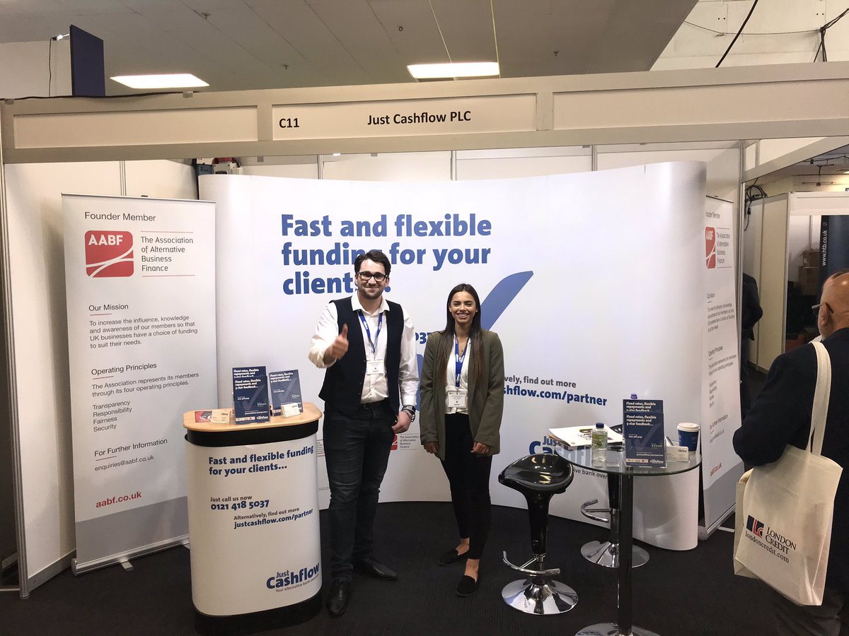 justcashflowuk's tweet image. Hop on over to Stand C11 at the @FP_Show we’re talking all things business lending and flexible credit 😃 #FPShow2019