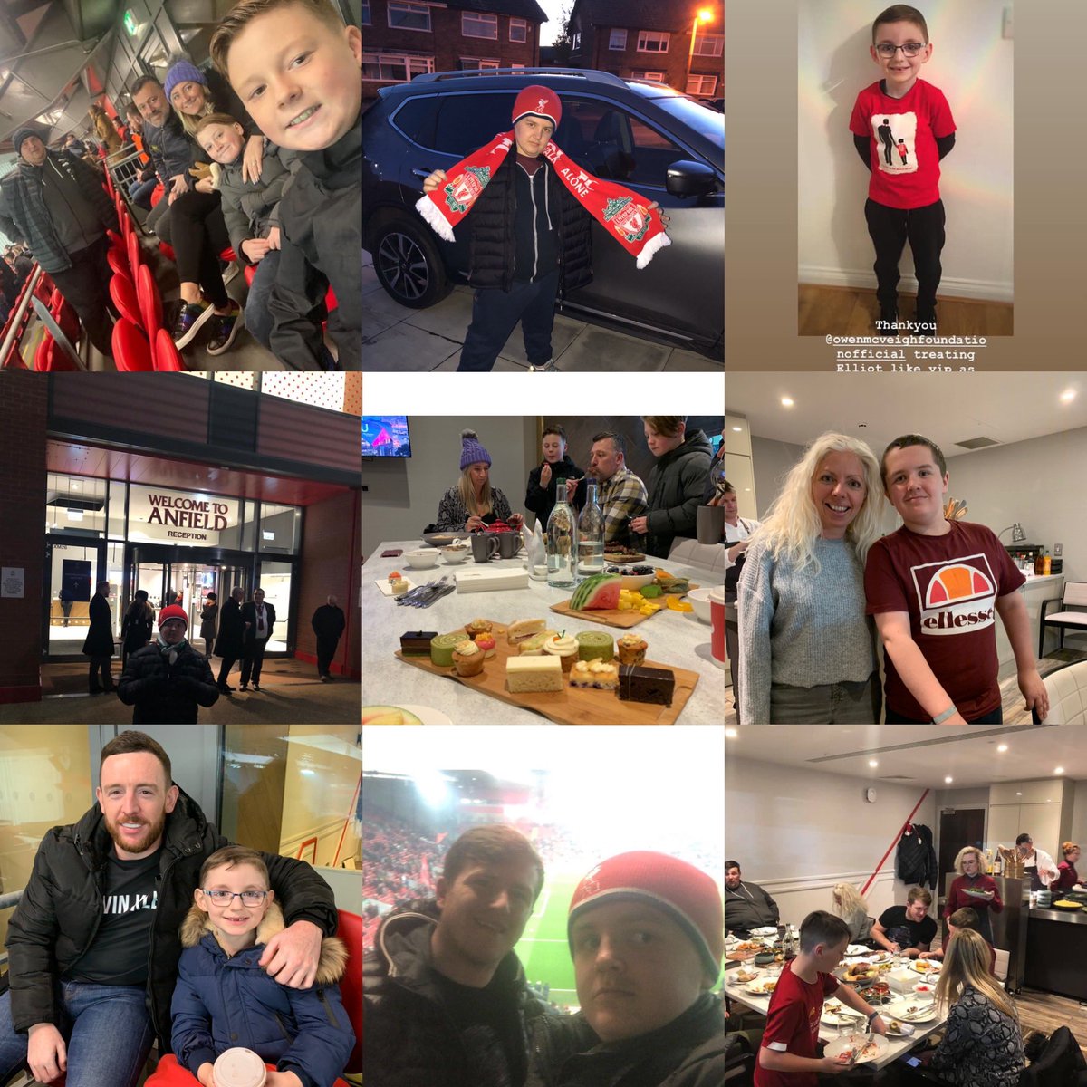 mcveigh_owen's tweet photo. A massive thank you to @VirgilvDijk @Red_Neighbours for the fantastic hospitality for the children at The Owen Mcveigh Foundation last night , all had a lovely evening ❤️ https://t.co/Be3bmlREL8