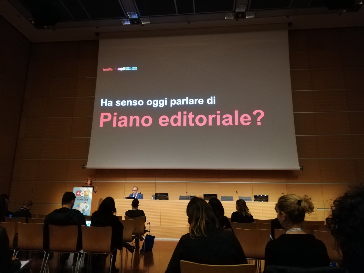 Con <a href="/ilary988/">Ilaria De Paoli</a> Non parliamo tanto di piano editoriale ma di contenuti perché è con essi che ci avviciniamo alle persone.

<a href="/TheSMStrategies/">TheSMStrategies</a> <a href="/IUS_VE/">IUSVE - Istituto Universitario Salesiano Venezia</a>
#IUSVEsocialteam