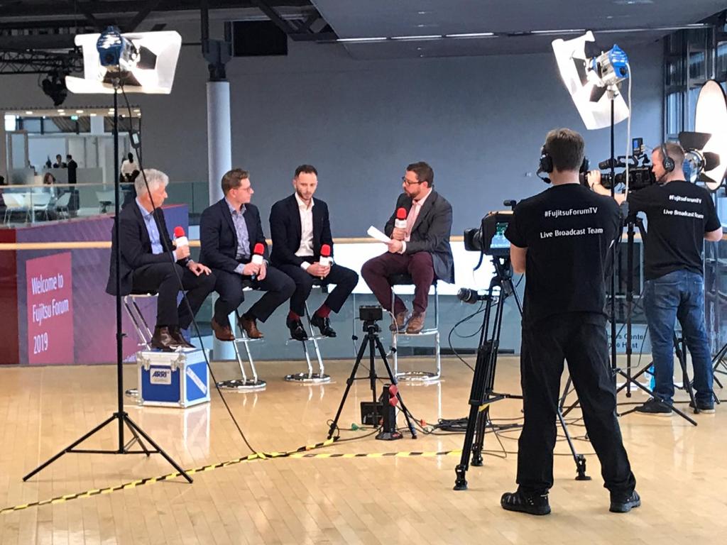 NetAppEMEA's tweet photo. #NetApp is everywhere #FujitsuForum. Lots of engagement 🙂 check out #Fujitsutv for our exclusive interview with Cristiano Albergio &amp; Richard Hegberg. Next with @alexwalln at 1pm today🙂 @NetAppGermany https://t.co/Ft1TzWNntS
