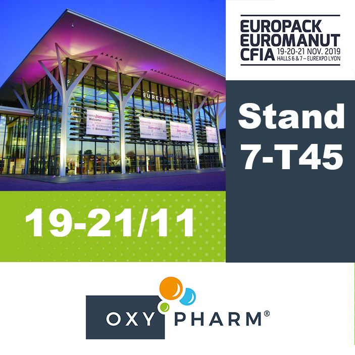OxyPharm's tweet photo. Préparez votre visite et venez interroger nos ambassadeurs au #EPEMCFIA2019 au stand 7-T45 [infos pratiques : https://t.co/8Fr0OWpYqW]
#Oxypharm #DSVA #Desinfection #Bactericide #Biodesinfection @EPEMCFIA #foodsafety https://t.co/eO0kJl2zB3